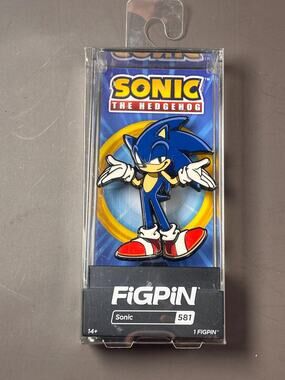 Figpin Sonic The Hedgehog Enamel Pin #581 Sega Brand New